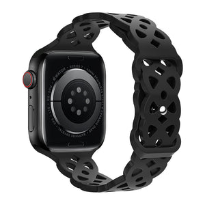 Hoco Apple Watch 44 / 45 / 46 / 49mm Rhombus Hollow Silicone Strap