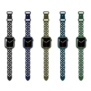 Hoco Apple Watch 44 / 45 / 46 / 49mm Rhombus Hollow Silicone Strap