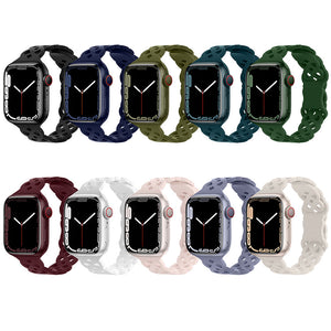 Hoco Apple Watch 44 / 45 / 46 / 49mm Rhombus Hollow Silicone Strap