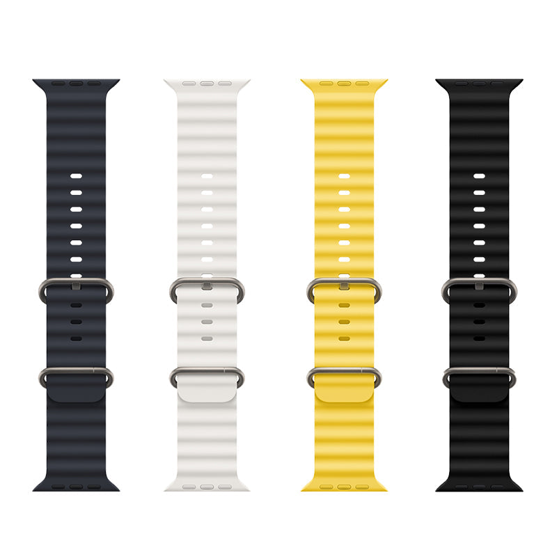 Hoco Apple Watch 44 / 45 / 46 / 49mm Marine Double Buckle Silicone Strap