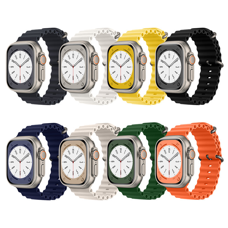Hoco Apple Watch 44 / 45 / 46 / 49mm Marine Double Buckle Silicone Strap