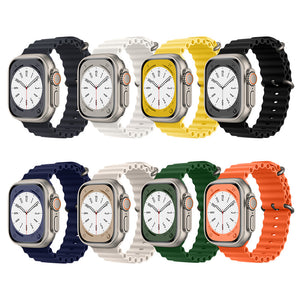 Hoco Apple Watch 44 / 45 / 46 / 49mm Marine Double Buckle Silicone Strap
