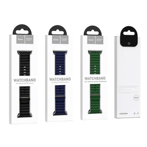 Hoco Apple Watch 44 / 45 / 46 / 49mm Marine Double Buckle Silicone Strap