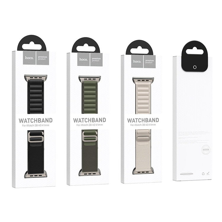 Hoco Apple Watch 38 / 40 / 41 / 42mm Alpine Loop Nylon Strap