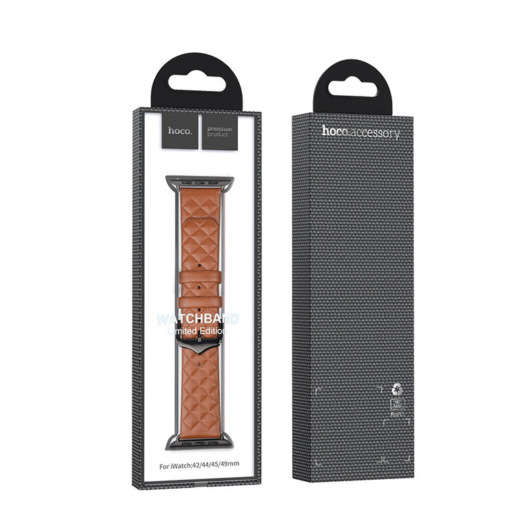 Hoco Apple Watch 38 / 40 / 41 / 42mm Leather Strap