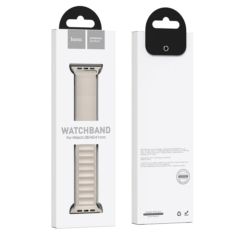 Hoco Apple Watch 38 / 40 / 41 / 42mm Climbing Style Alpine Loop Nylon Strap