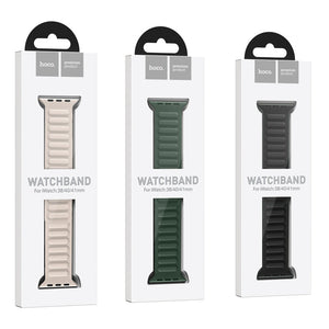 Hoco Apple Watch 38 / 40 / 41 / 42mm Second-Generation Chain Magnetic Silicone Strap