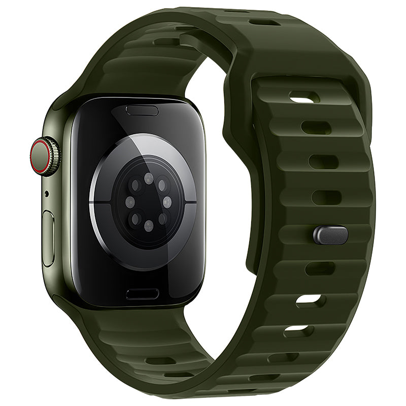 Hoco Apple Watch 44 / 45 / 46 / 49mm Stepped Pattern Silicone Strap