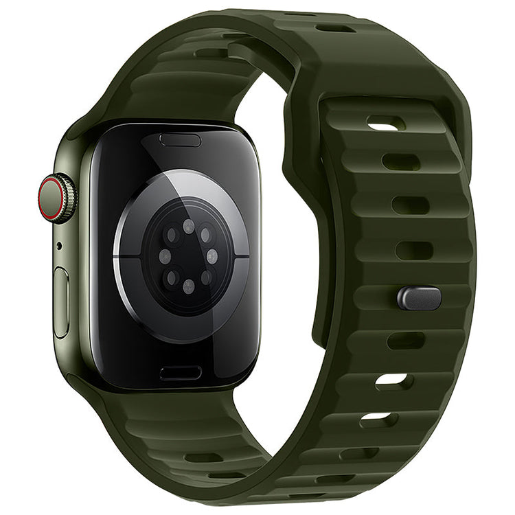 Hoco Apple Watch 44 / 45 / 46 / 49mm Stepped Pattern Silicone Strap