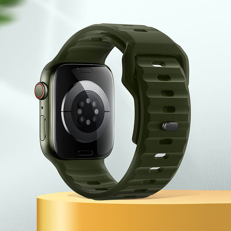 Hoco Apple Watch 44 / 45 / 46 / 49mm Stepped Pattern Silicone Strap