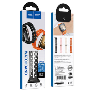 Hoco Apple Watch 38 / 40 / 41 / 42mm Hollow Silicone Strap
