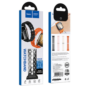Hoco Apple Watch 44 / 45 / 46 / 49mm Hollow Silicone Strap