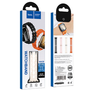 Hoco Apple Watch 44 / 45 / 46 / 49mm Hollow Silicone Strap