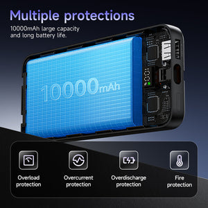 Hoco 10000mAh Power Bank 22.5W PD20W CCC Certified 3 Built-In Cables Fast Charging J132