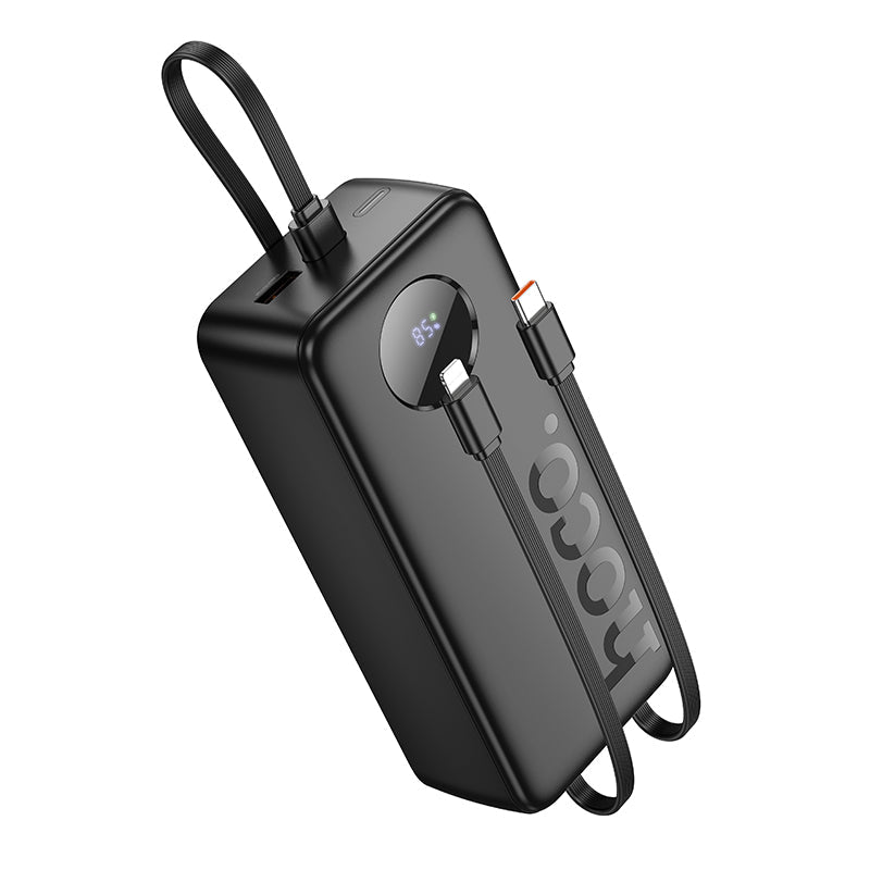 Hoco 30000mAh Power Bank 22.5W PD20W CCC Certified 3 Built-In Cables High Capacity J132B