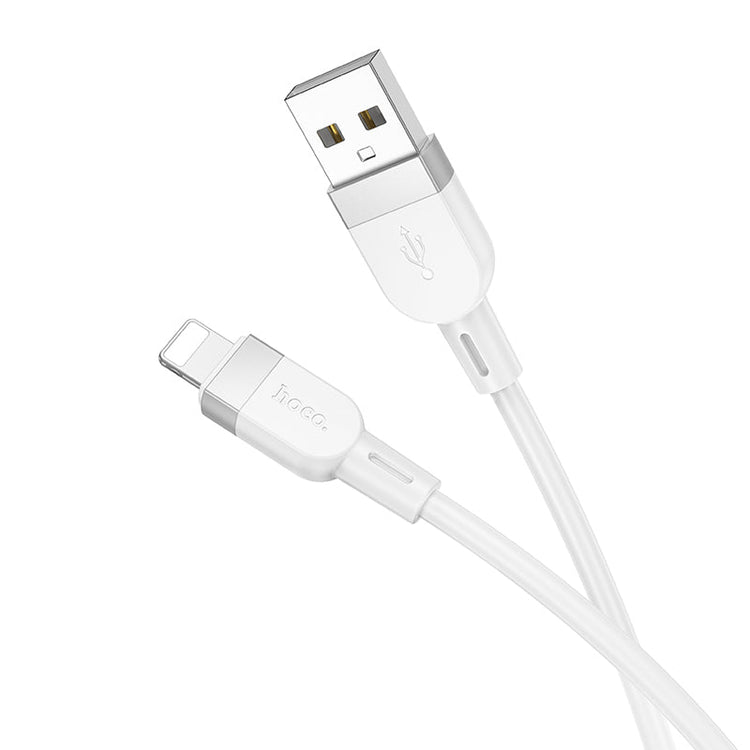 Hoco USB-A to Lightning Cable Silicone Fast Charging Data Cable iPhone 1M X109