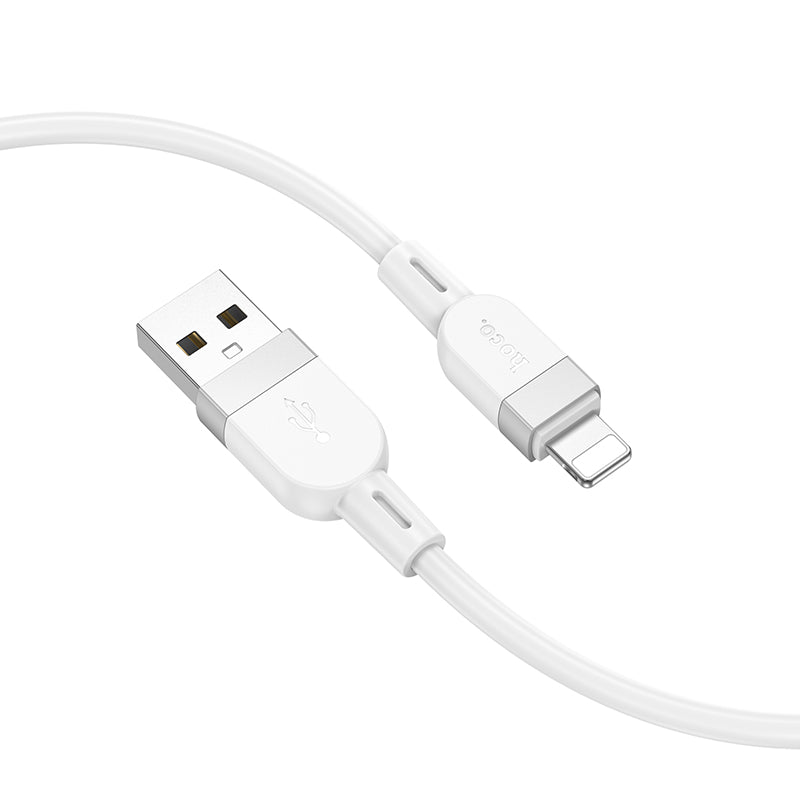 Hoco USB-A to Lightning Cable Silicone Fast Charging Data Cable iPhone 1M X109