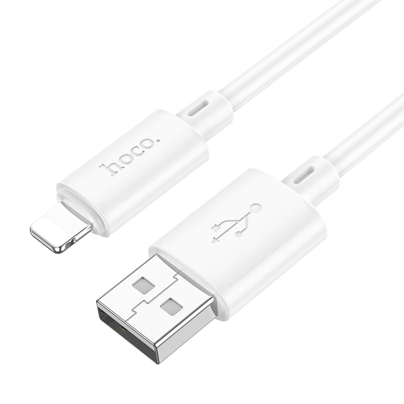 Hoco Lightning Charging Data Cable with 2.4A Fast Charging and Data Sync
