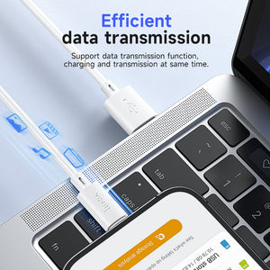Hoco Lightning Charging Data Cable with 2.4A Fast Charging and Data Sync
