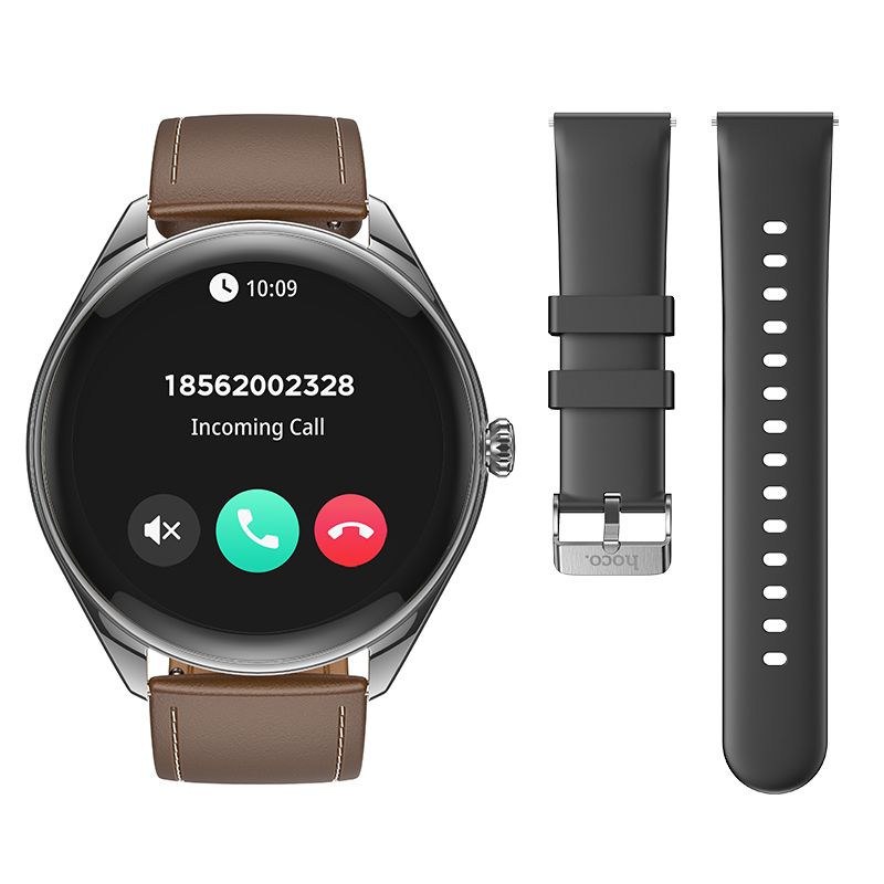 Hoco Round AMOLED Smart Sports Watch Bluetooth Call Heart Rate Y22