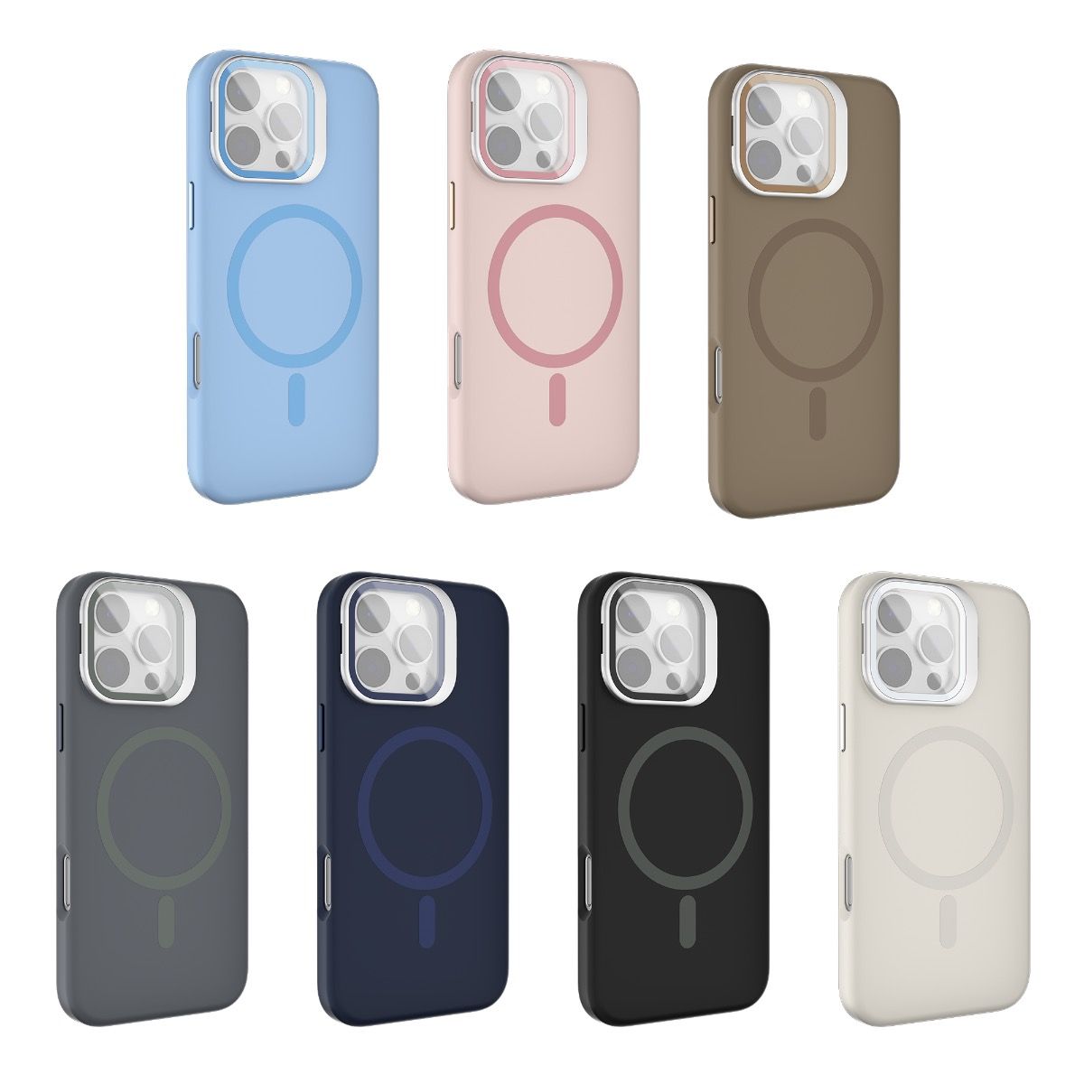 Blacktech iPhone Air Liquid Silicone Protective Back Camera Case