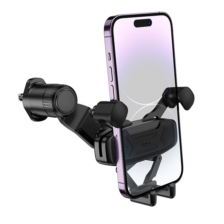 Hoco Gravity Car Phone Holder for Air Vent Auto Clamping 360 Rotation Black H66