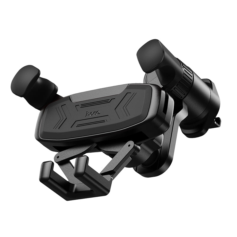 Hoco Gravity Car Phone Holder for Air Vent Auto Clamping 360 Rotation Black H66