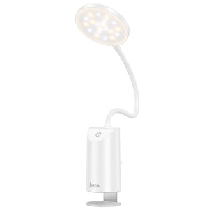 Hoco USB Clip-On Desk Lamp with Adjustable Brightness for Task Lighting