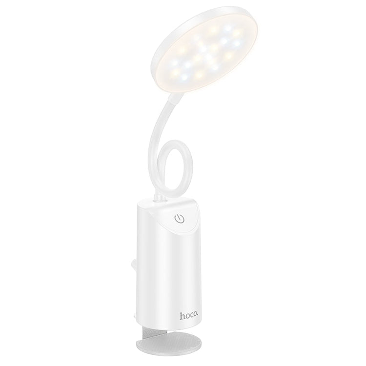 Hoco USB Clip-On Desk Lamp with Adjustable Brightness for Task Lighting