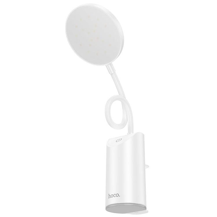 Hoco USB Clip-On Desk Lamp with Adjustable Brightness for Task Lighting