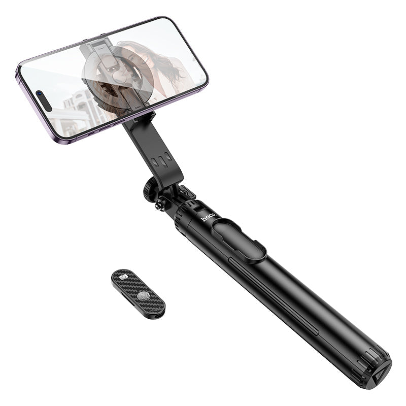 Hoco 2-in-1 Magnetic Selfie Stick and Tripod with Bluetooth Remote Control