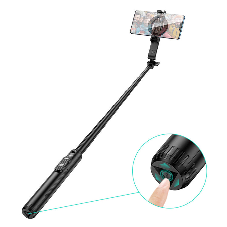 Hoco 2-in-1 Magnetic Selfie Stick and Tripod with Bluetooth Remote Control