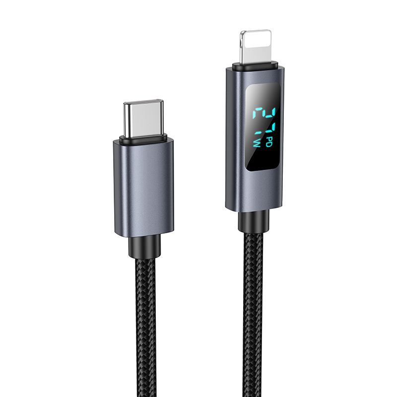 Hoco USB-C to Lightning Cable Screen Display Fast Charging Data Cable 1M X112