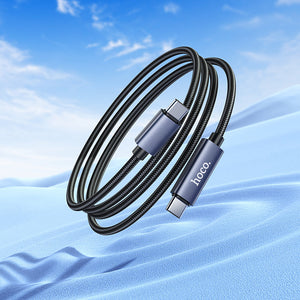 Hoco USB-C to USB-C 60W Fast Charging Data Cable with Live Screen Display