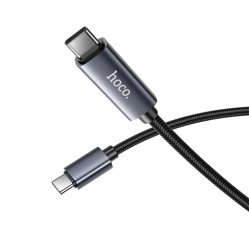 Hoco USB-C to USB-C 60W Fast Charging Data Cable with Live Screen Display