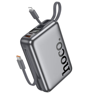 Hoco 20000mAh 22.5W PD20W Fast Charging Power Bank with Built-In Cable Q39