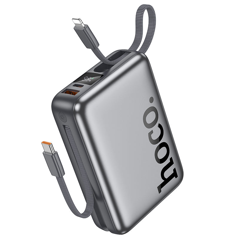 Hoco 20000mAh 22.5W PD20W Fast Charging Power Bank with Built-In Cable Q39