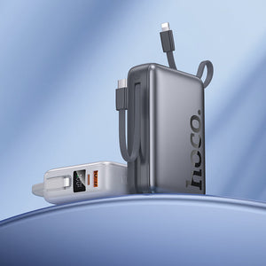 Hoco 20000mAh 22.5W PD20W Fast Charging Power Bank with Built-In Cable Q39
