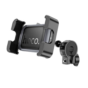 Hoco Universal Bicycle and Motorcycle Phone Holder Adjustable Mount Black/Metal Grey H82