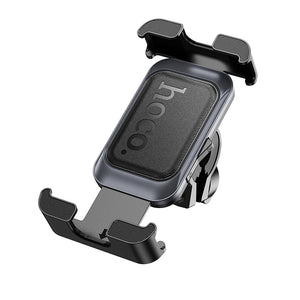 Hoco Universal Bicycle and Motorcycle Phone Holder Adjustable Mount Black/Metal Grey H82