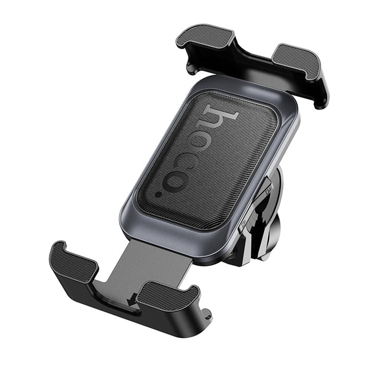 Hoco Universal Bicycle and Motorcycle Phone Holder Adjustable Mount Black/Metal Grey H82