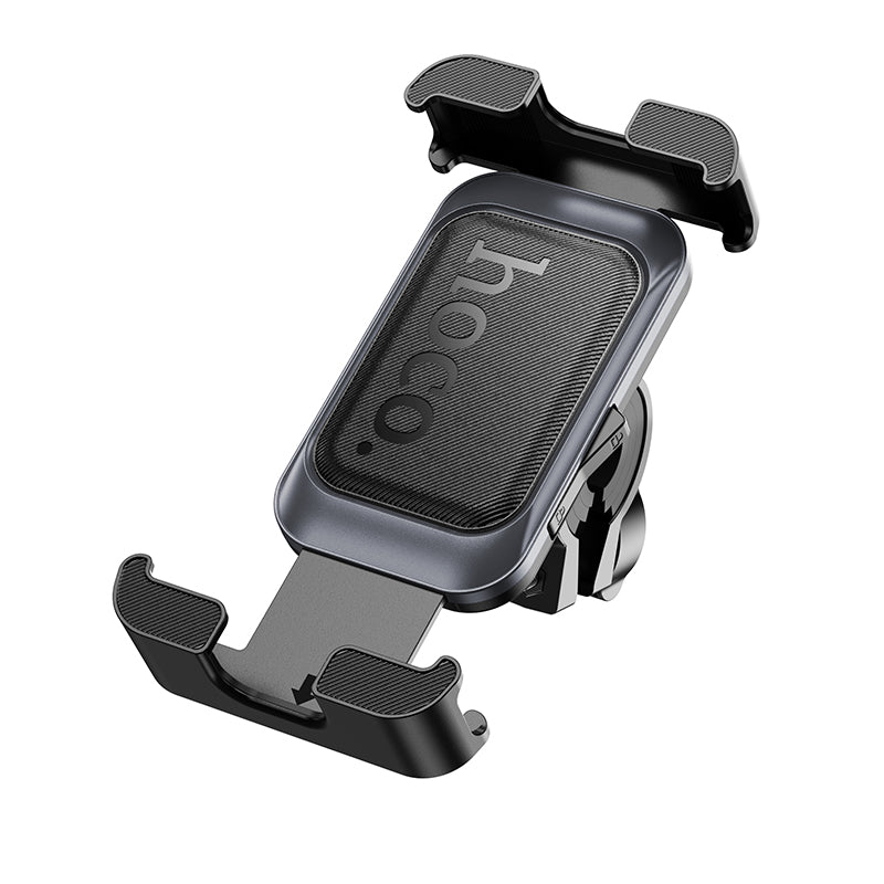 Hoco Universal Bicycle and Motorcycle Phone Holder Adjustable Mount Black/Metal Grey H82