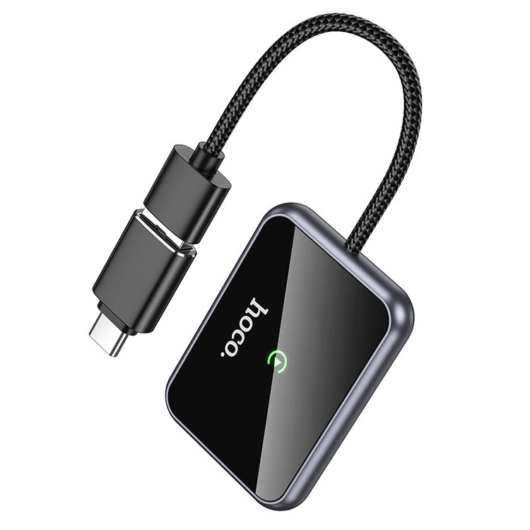 Hoco Wireless Apple CarPlay Car Adapter for iPhone Hands-Free Use