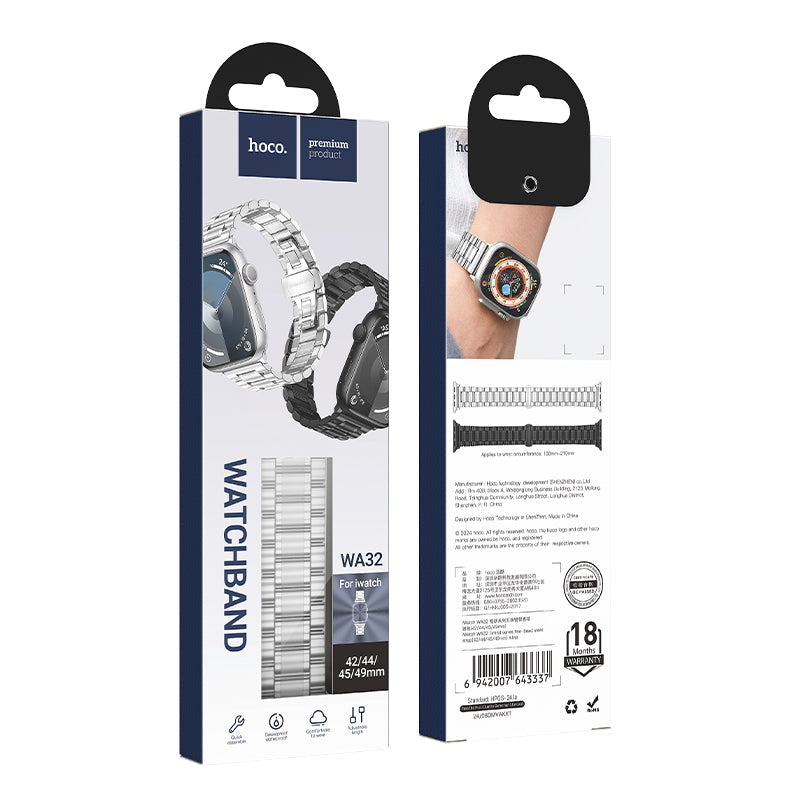 Hoco Apple Watch 38 / 40 / 41mm Five-Bead Steel Strap