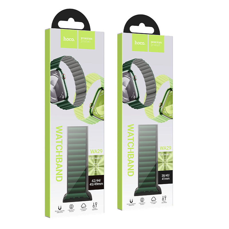 Hoco Apple Watch 42 / 44 / 45 / 49mm Buckle-Free Magnetic Silicone Strap