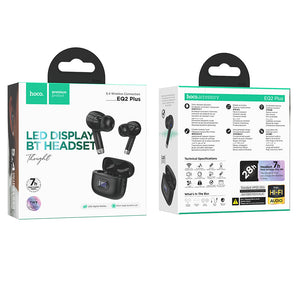 Hoco True Wireless Earbuds Bluetooth Headphones Stereo Sound Portable EQ2 Plus