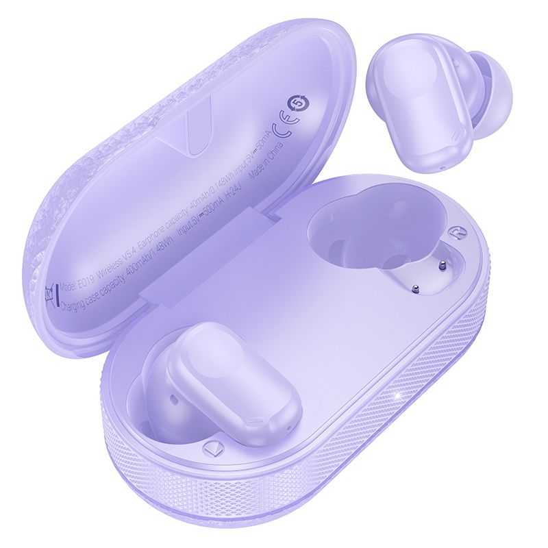 Hoco True Wireless Earbuds 7H Playback Bluetooth Headphones Stereo EQ19