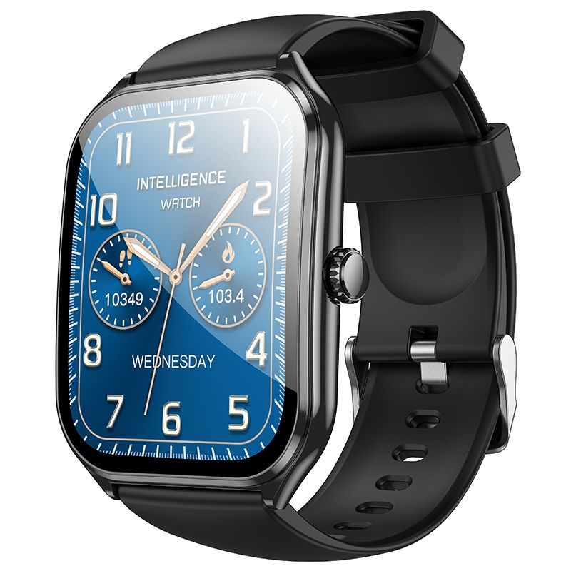Hoco Square AMOLED Smart Sports Watch Bluetooth Call Fitness Y28