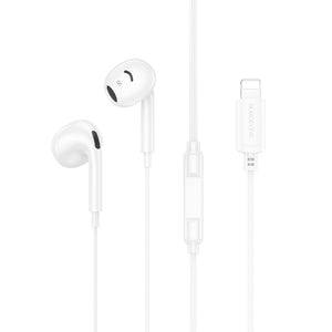 Borofone Universal Digital Lightning Earphones with Microphone, Comfortable Fit