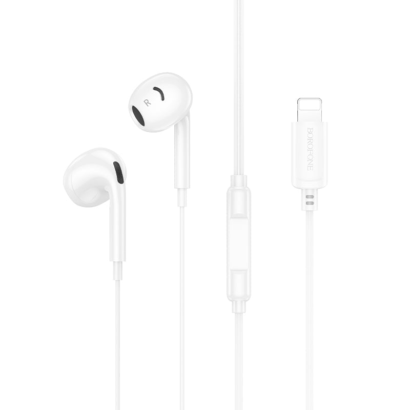 Borofone Universal Digital Lightning Earphones with Microphone, Comfortable Fit